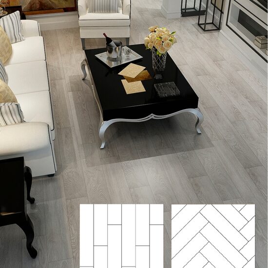 LVT Limvinyl Silver Silk / 2 mm / klass 33 / 152,4 × 914,4 mm (~148 SEK/m²)